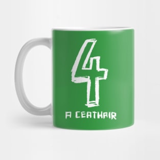 Number 4, Four in Irish Mug